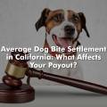 Average Dog Bite Settlement in California: What Affects Your Payout?